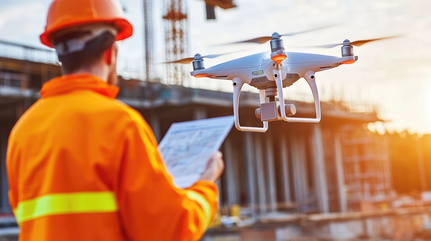 Terra Survey Solutions - Drohnenvermessung - Baustellenbesichtigung